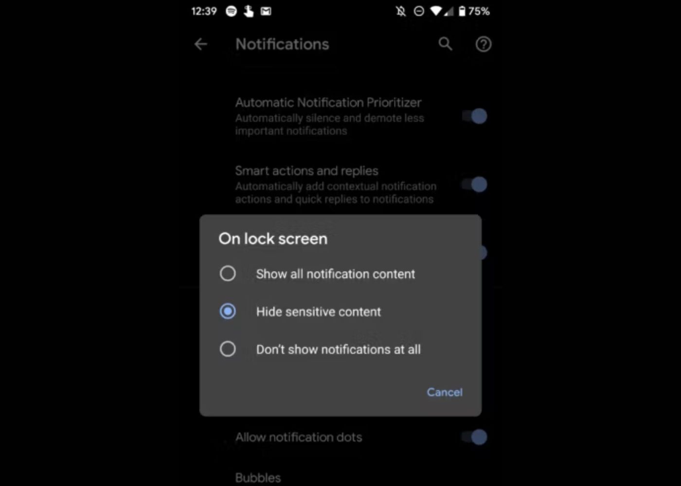 Privacy Setting for Android: