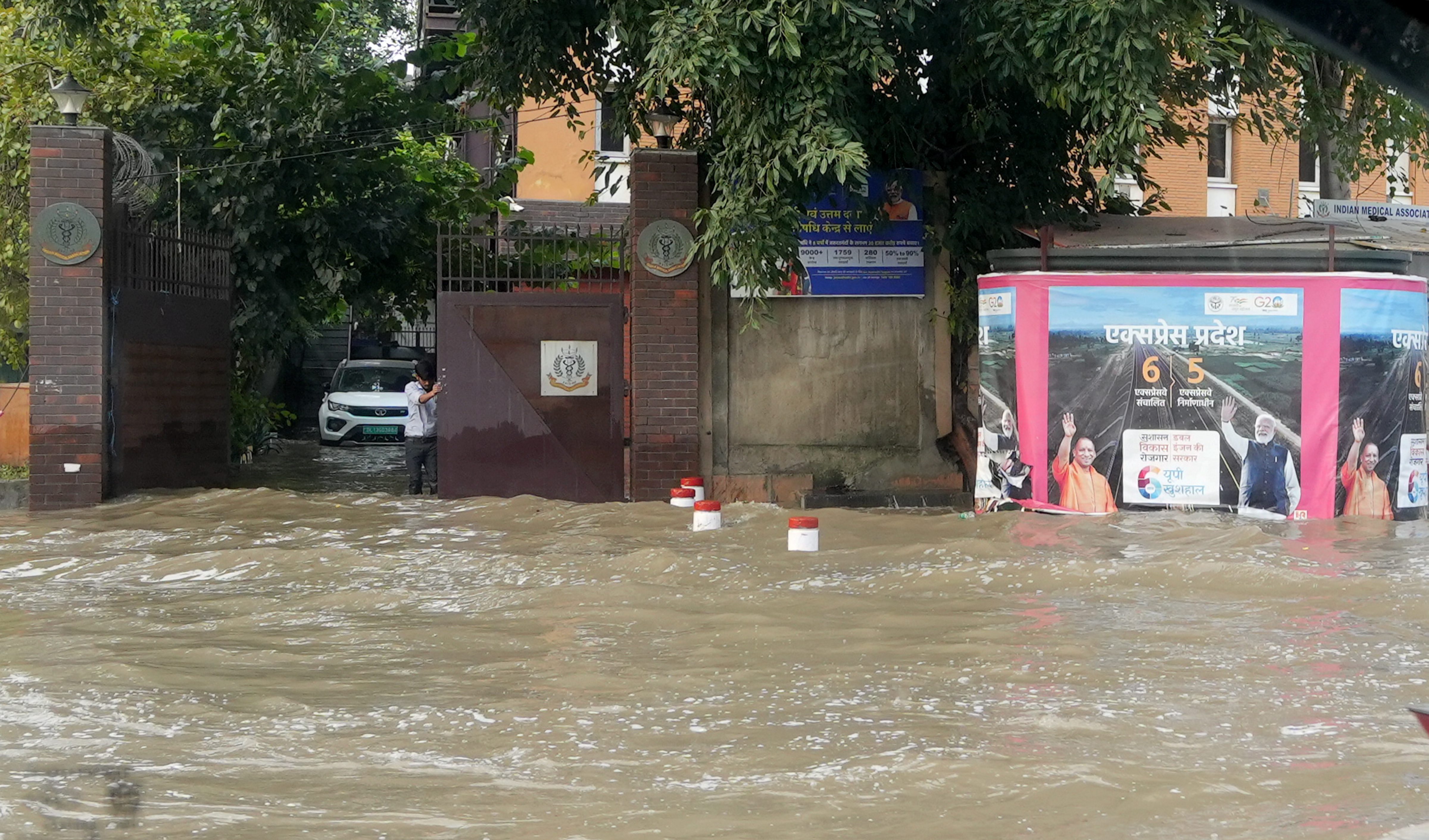 Flooding in Delhi