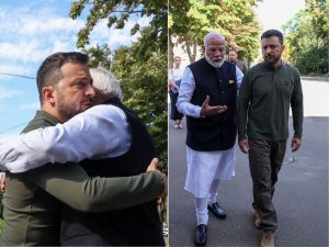 PM Modi reaches Ukraine on historic visit, meets President Zelensky PM मोदी ऐतिहासिक दौरे पर पहुंचे यूक्रेन, राष्ट्रपति जेलेंस्की से की मुलाकात