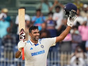 IND vs Ban 1st test: Ashwin's century, India 339 runs for six wickets at stumps IND vs Ban 1st test: अश्विन का शतक, भारत के स्टंप तक छह विकेट पर 339 रन