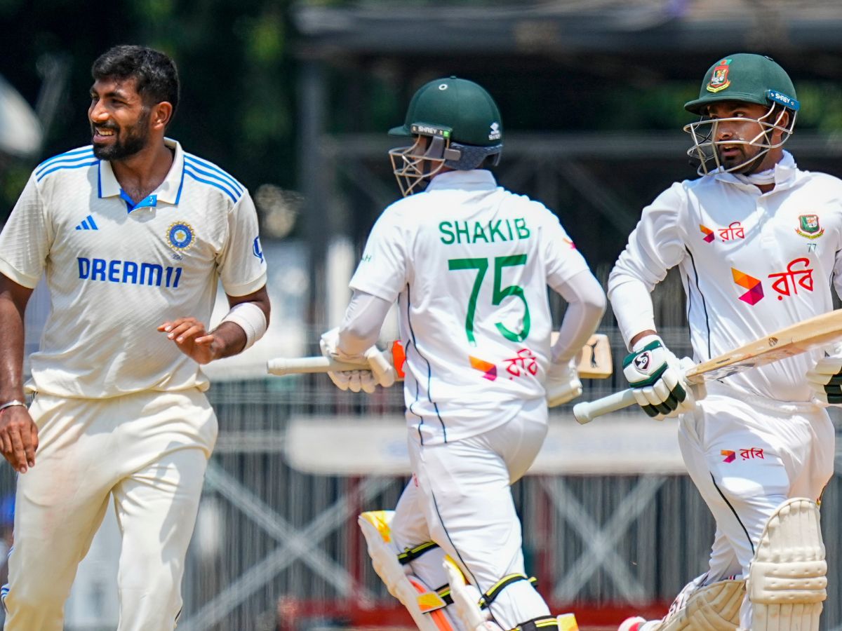 IND vs BAN, 1st Test Day 2: India took eight wickets of Bangladesh due to the brilliant performance of the bowlers led by Bumrah बुमराह की अगुवाई में गेंदबाजों के शानदार प्रदर्शन से भारत ने बांग्लादेश के आठ विकेट चटकाये