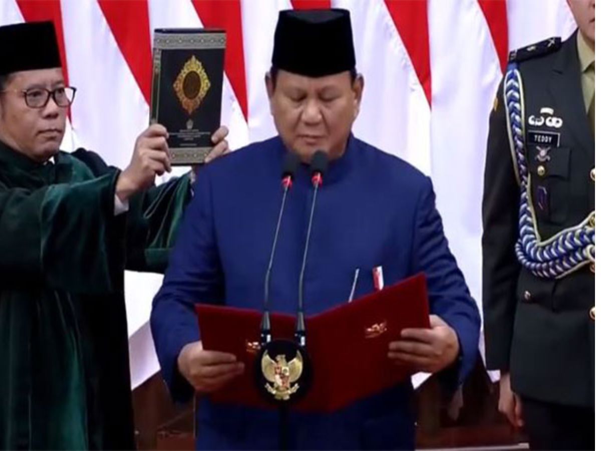 Prabowo Subianto takes oath as President of Indonesia, leaders and officials of more than 40 countries attend प्रबोवो सुबियांतो ने इंडोनेशिया के राष्ट्रपति पद की में ली शपथ, 40 से अधिक देशों के नेता और अधिकारी हुए शामिल