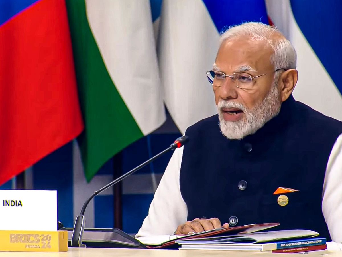 BRICS Summit 2024: PM Modi stressed on unanimous cooperation to fight terrorism BRICS Summit 2024: PM मोदी ने आतंकवाद से लड़ने के लिए एकमत होकर सहयोग करने पर जोर दिया