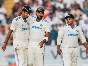 India vs New Zealand, Test Match: All-rounder Washington Sundar made his return to the Test team memorable by taking seven wickets, India bowled out New Zealand for 259 runs India vs New Zealand, Test Match: हरफनमौला वाशिंगटन सुंदर ने सात विकेट झटक टेस्ट टीम में वापसी को बनाया यादगार, भारत ने न्यूजीलैंड को 259 रन पर समेटा