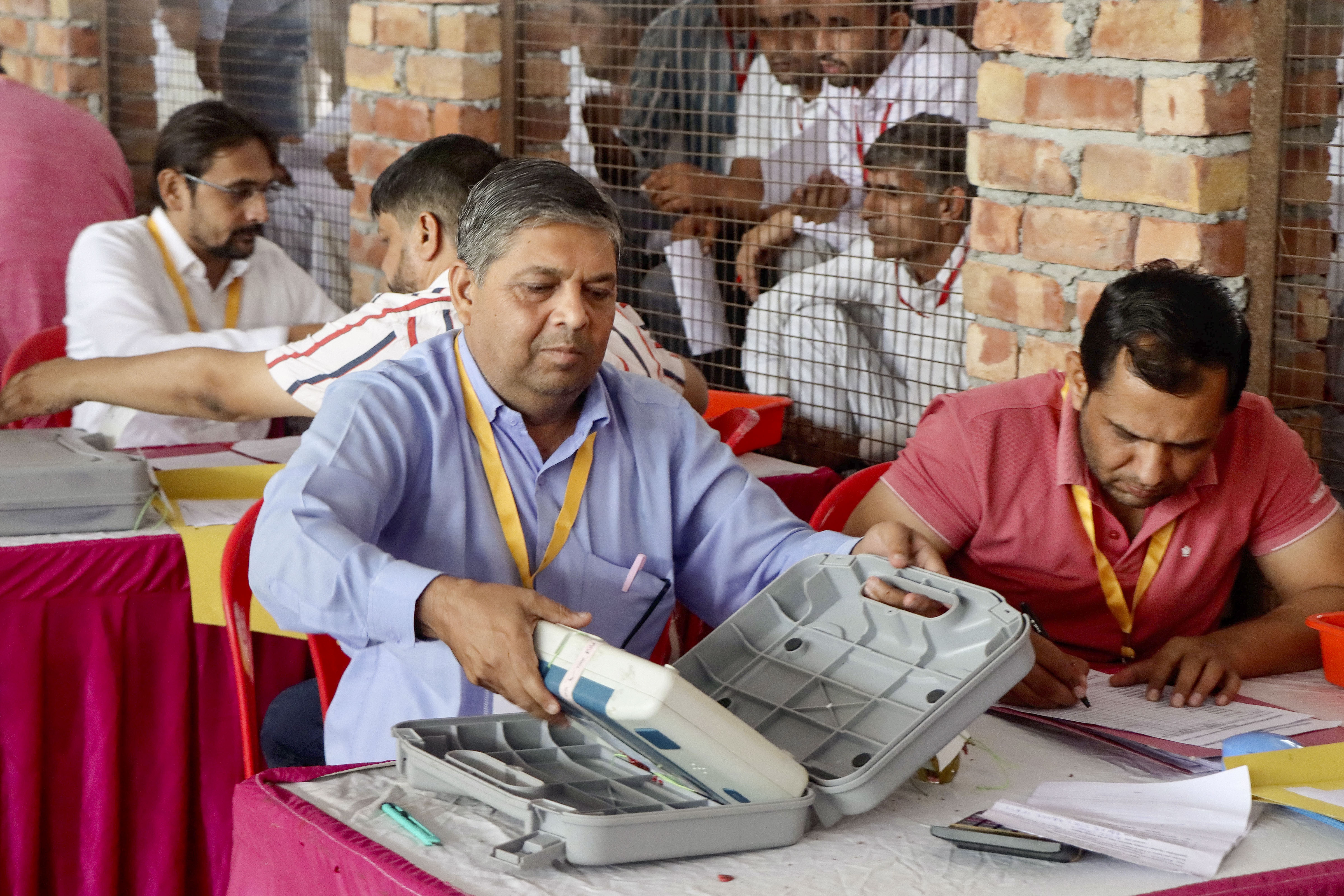 Vote counting in Rohtak