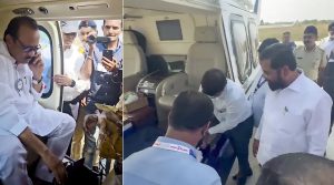 Shinde, Pawar's bags checked