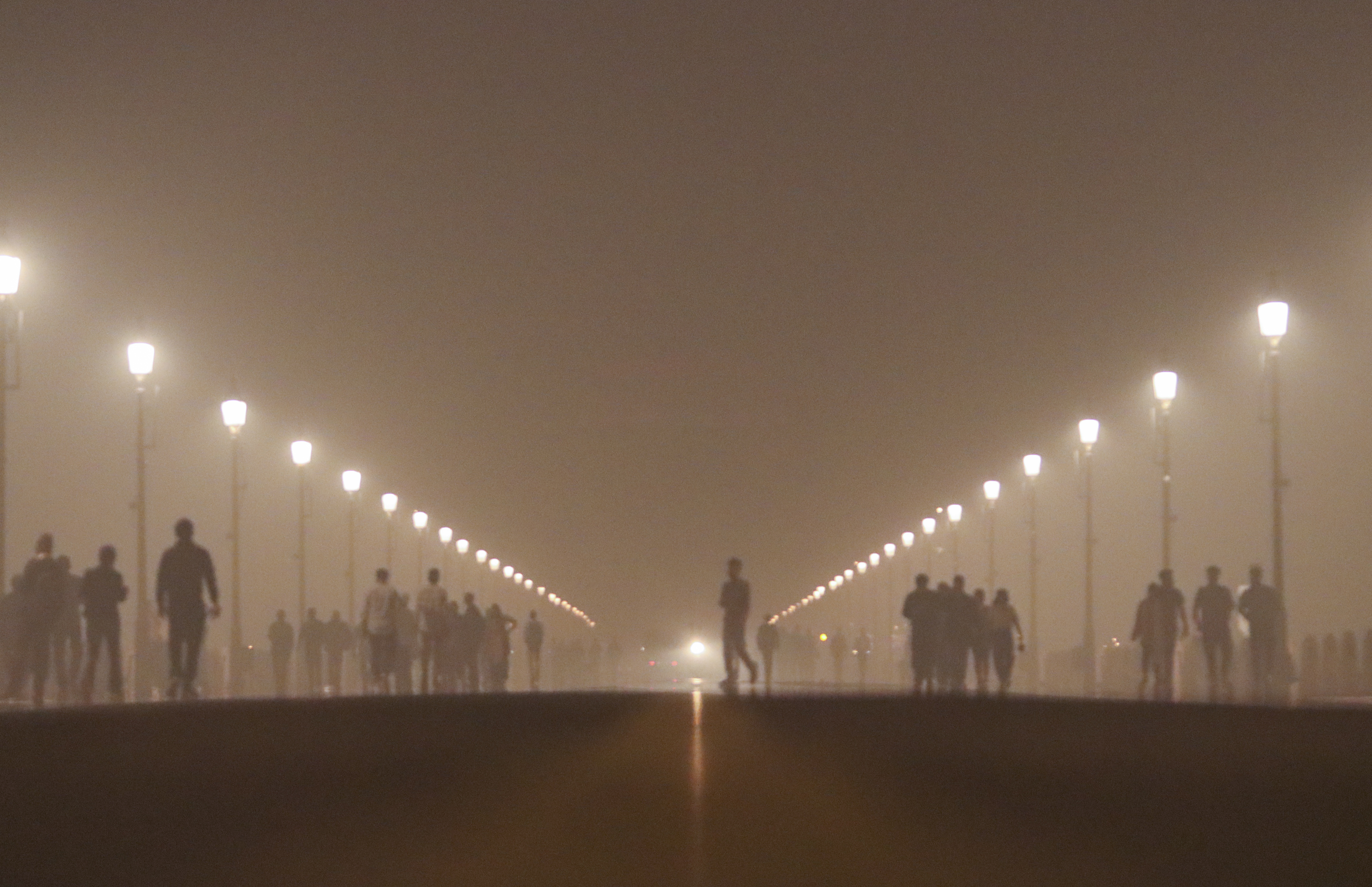 Weather: Air pollution in Delhi