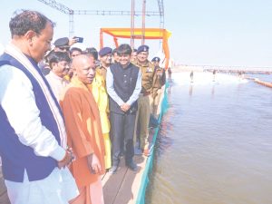 Prayagraj on the banks of Sangam getting ready for Mahakumbh महाकुंभ के लिए तैयार हो रहा संगम किनारे प्रयागराज