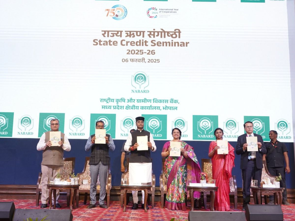 Loan potential of Rs 3.13 lakh crore in priority sector of Madhya Pradesh: NABARD मध्य प्रदेश के प्रियॉरिटी सेक्टर में 3.13 लाख करोड़ की ऋण संभावना : नाबार्ड