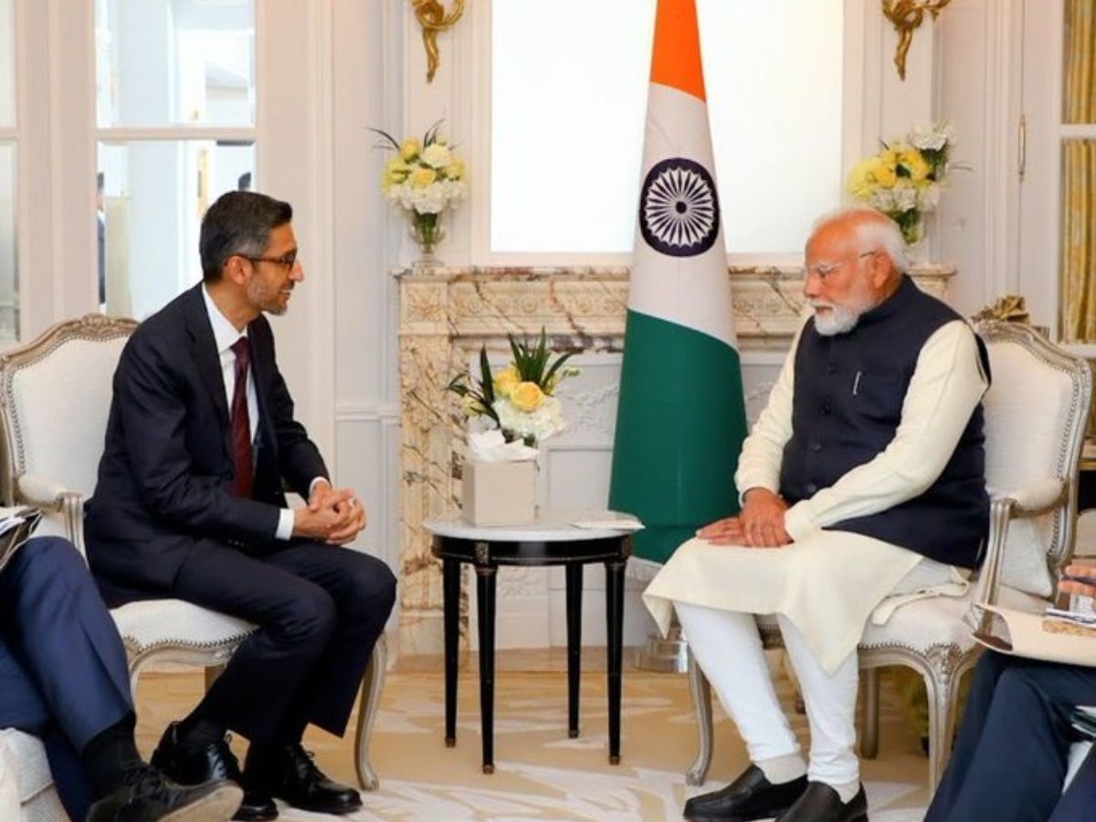 PM Modi Sundar Pichai