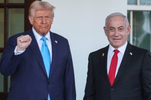 U.S. President Trump meets Israeli PM Netanyahu