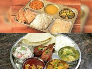 Veg non veg Thali