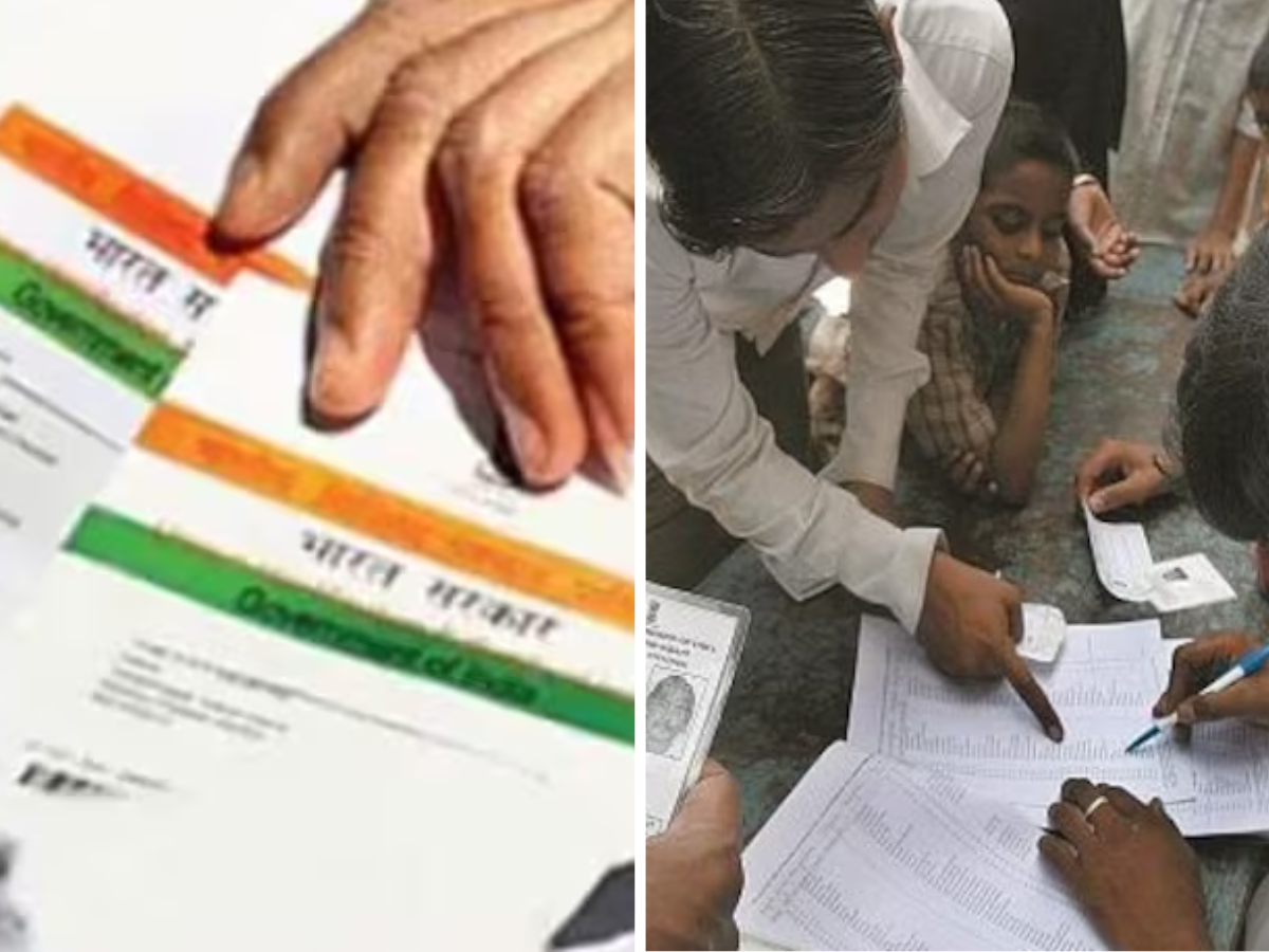 Voter id and Aadhaar card linking