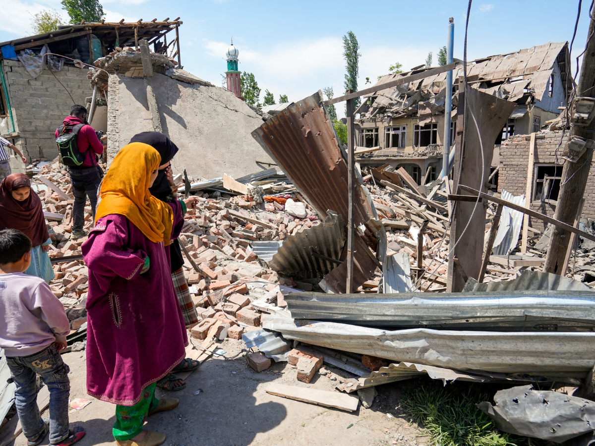 Terrorist house demolished