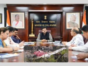 Ministry of Civil Aviation review meeting on Air India plane crash