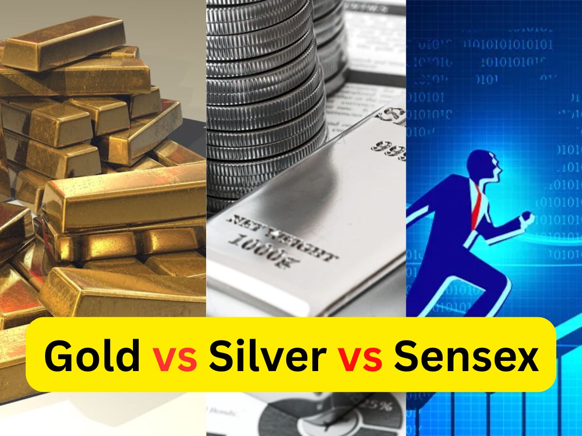 Gold vs Silver vs Sensex