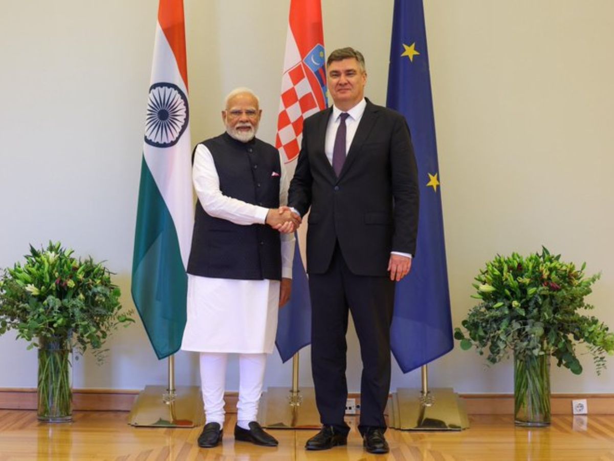 PM Modi- Croatia PM