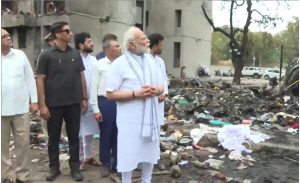 PM Modi Plane Crash Visit
