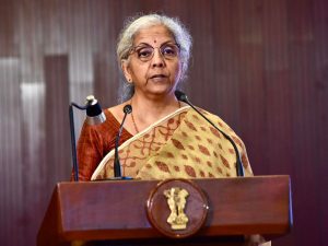 Finance Minister Nirmala Sitharaman