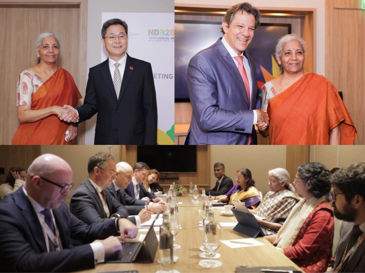 Nirmala Sitharaman with BRICS FMs