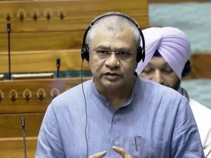 Railway Minister Ashwini Vaishnav in Parliament
