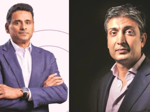 Srini Pallia CEO, Wipro and Rishad Premji Executive Chairman, Wipro