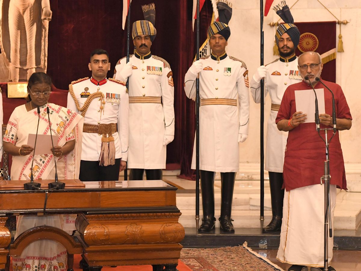 15th Vice President of India C P Radhakrishnan Oath