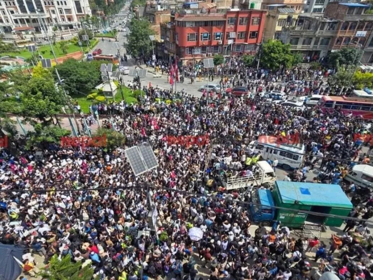 Nepal protest