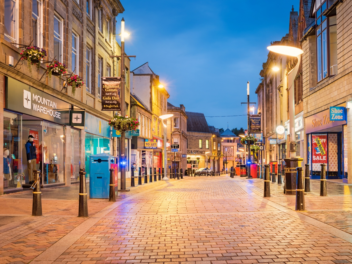 high street