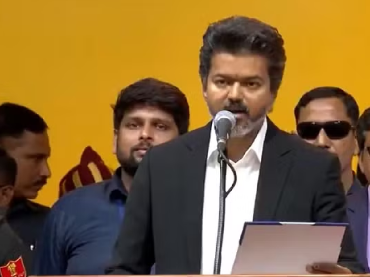 Vijay sworn-in as Tamil Nadu CM, takes oath along with 9-member Cabinet